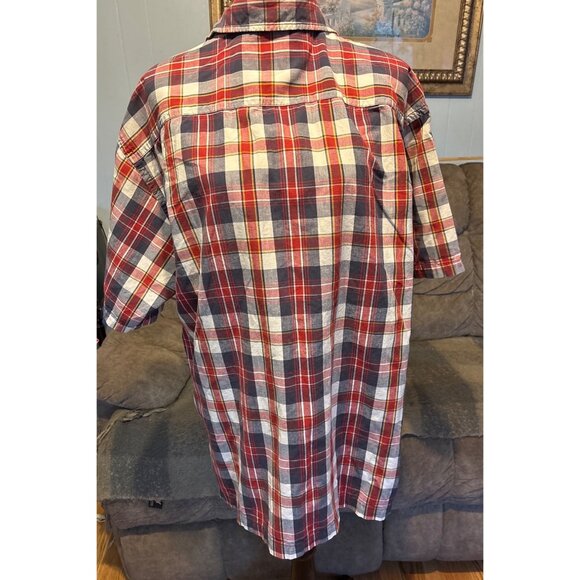 Abercrombie & Fitch Short Sleeve Button-Down Shirt XL Western Cowboy Preppy - Picture 4 of 9